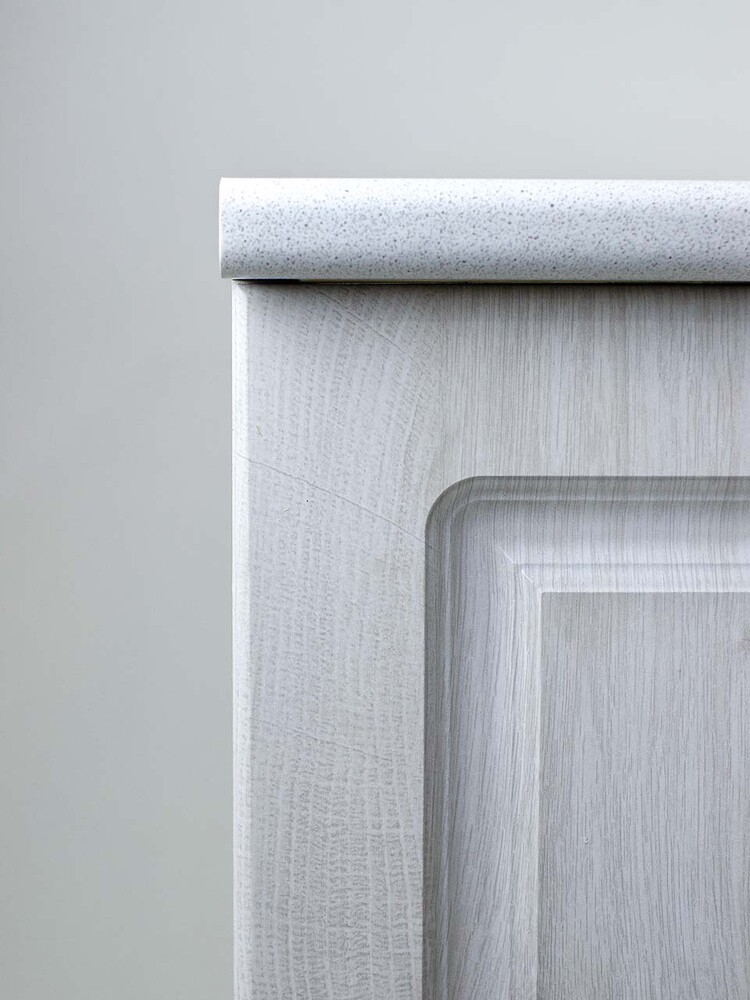 Рабочий стол 50 Берёза (1 дверь) фасад МДФ столешница цвет (САХАРА) SANTREK HOME