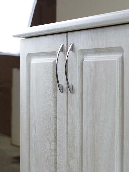 Рабочий стол 60 Берёза (2 двери) фасад МДФ столешница цвет (САХАРА) SANTREK HOME