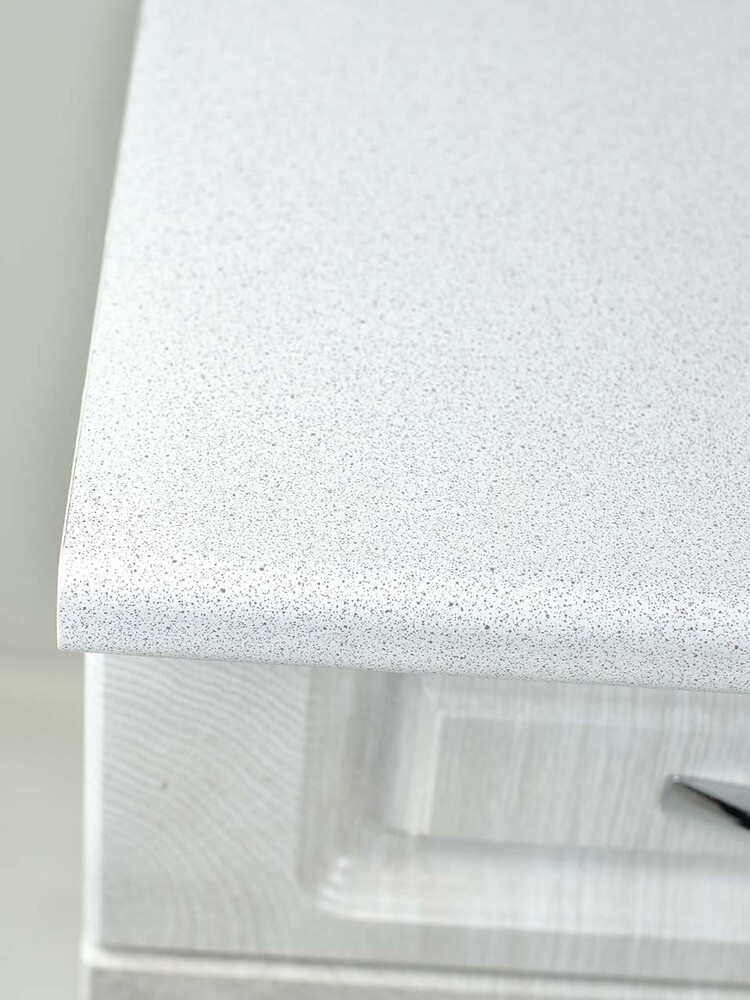 Рабочий стол 40 Берёза (4 ящика) фасад МДФ столешница цвет (САХАРА) SANTREK HOME