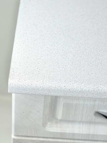 Рабочий стол 40 Берёза (4 ящика) фасад МДФ столешница цвет (САХАРА) SANTREK HOME