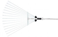 Грабли веерные провол. ОЦИНК. раздвижные 15 зуб. с МЕТАЛ. черенком  РАСПРОДАЖА!!!