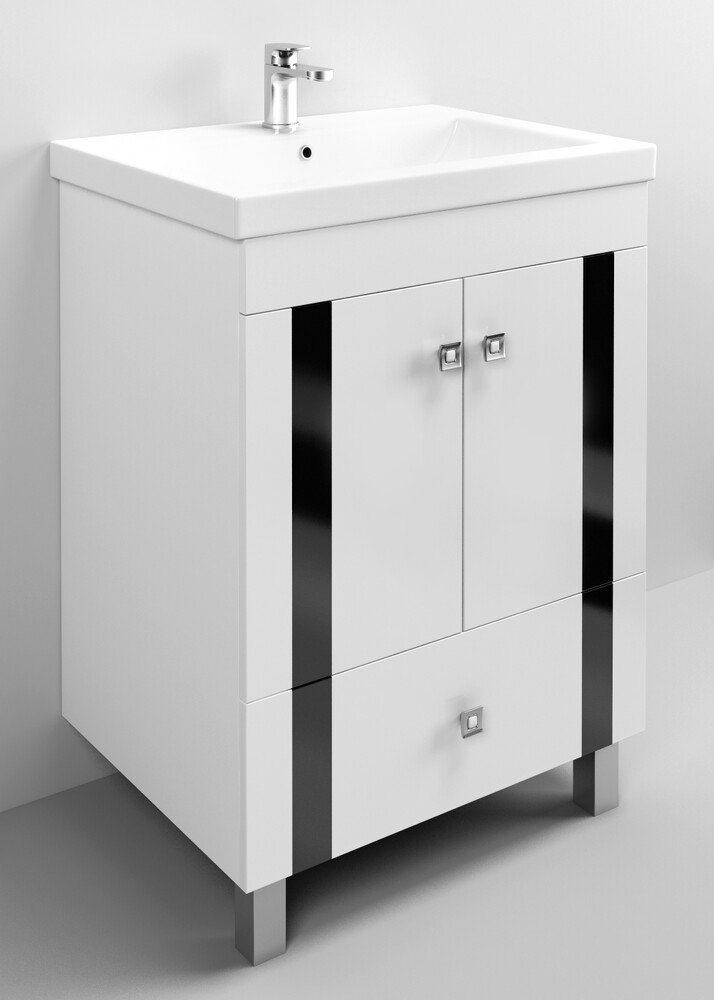 Подстолье SANTREK HOME ГАММА-60 2 двери 1 нижний ящик под умывальник "Como-60" (600*780*430)