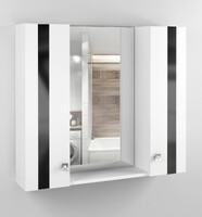 Зеркало-шкаф SANTREK HOME ГАММА-80 2 двери (670х800х170)