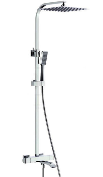G2407-40 Душевая система GAPPO с верхним душем,термостатом и ручной лейкой (хром)