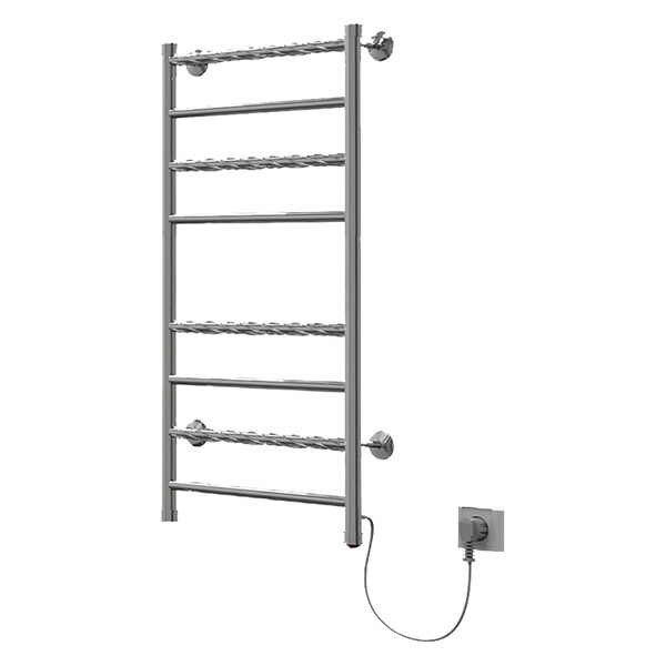 Полотенцесушитель электрический Орион Престиж Твист 50*80, 100вт (К-кнопка, Справа) 13034