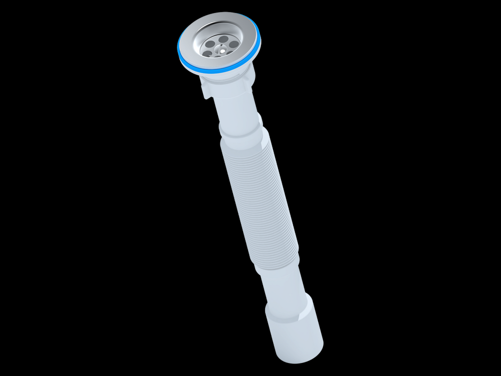 G207 Гофросифон АНИ Пласт 1 1/4"*32/40, L391-801мм