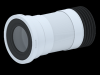 K728R Удлинитель гибкий для унитаза АНИ Пласт, L340-870мм