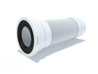 K731R Удлинитель гибкий для унитаза , длинный, выпуск 110 мм, L365-1085мм