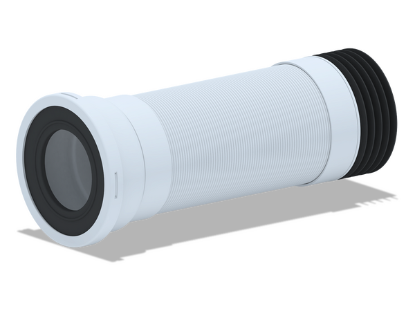 K738R Удлинитель гибкий для унитаза АНИ Пласт, длинный, L395-1115мм