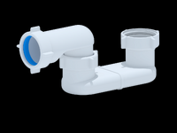 E000 Сифон АНИ Пласт для ванны плоский 1 1/2