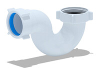 E100 Сифон АНИ Пласт для ванны пластик 1 1/2