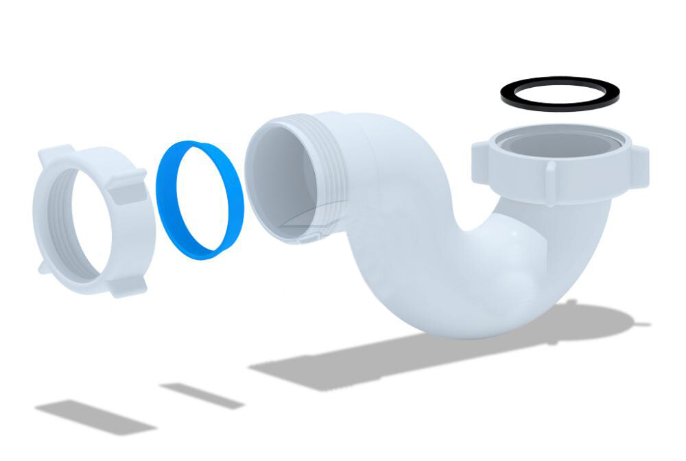 E100 Сифон АНИ Пласт для ванны пластик 1 1/2