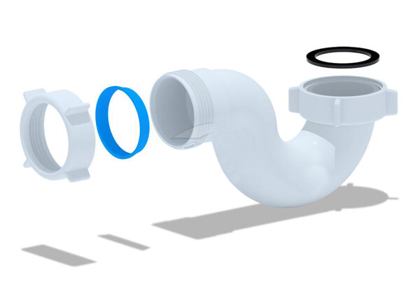 E100 Сифон АНИ Пласт для ванны пластик 1 1/2