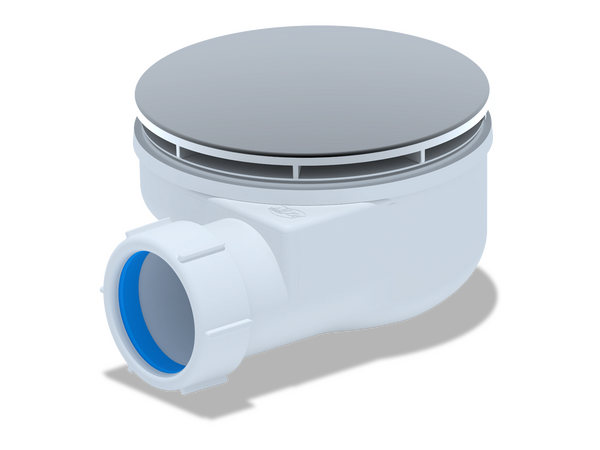 E350VAL сифон для душевого поддона АНИ Пласт 1 1/2*90, h53мм, (вальцовка)