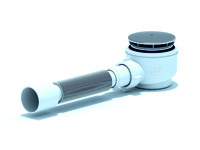 E515C Сиф. для душ. под. АНИ Пласт 1 1/2*60 с г/т 375*40/50 хром