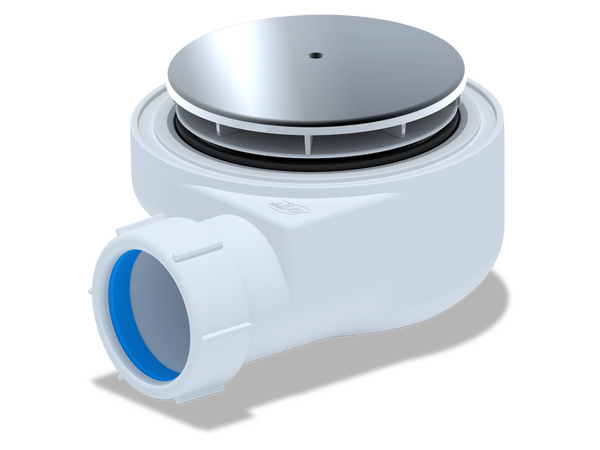 E550C Сифон для душевого поддона АНИ Пласт 1 1/2**60, h 55 хром 