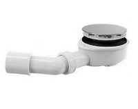 Сифон для душевого поддона ALCAPLAST A491CR (AG210272100)  заниженный хром d90 