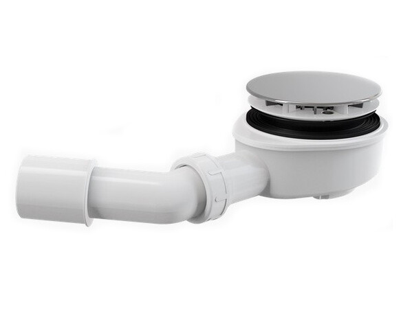 Сифон для душевого поддона ALCAPLAST A491CR (AG210272100)  заниженный хром d90 