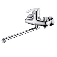 Смеситель Ванна Lemen 40 картридж перекл. душа на корпусе L-нос (LB 2286) 