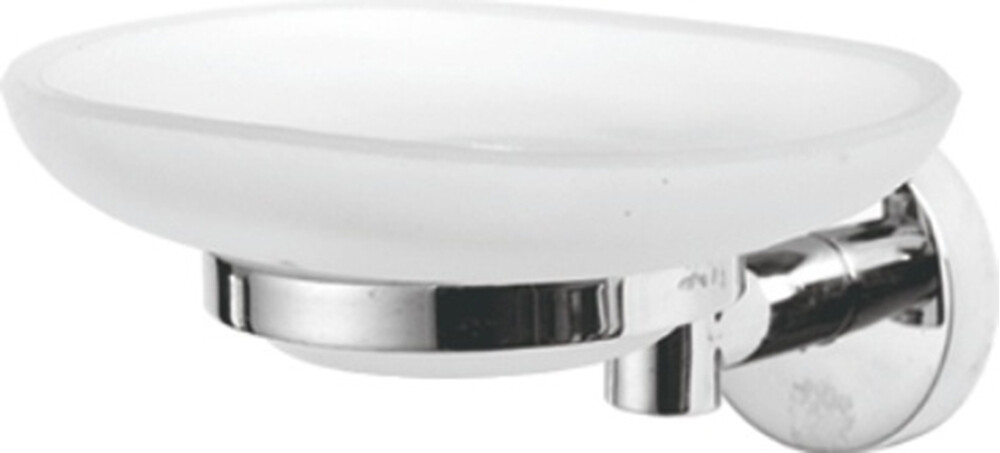 71702/L Мыльница настенная (стекло) (нержавейка) *