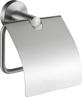 71703/L Бумагодержатель с крышкой (нержавейка)