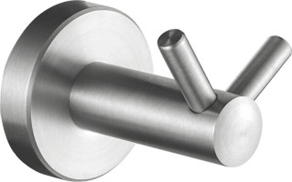 71705-2/L Крючок двойной (нержавейка)