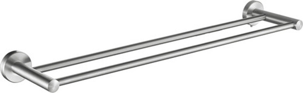 71709/L Полотенцедержатель двойной 60см (нержавейка)