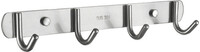 70201-4/L Планка с 4-мя крючками (нержавейка)