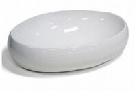 800-А252/320315 Фигурный умывальник накладной 585х400х150 MELANA