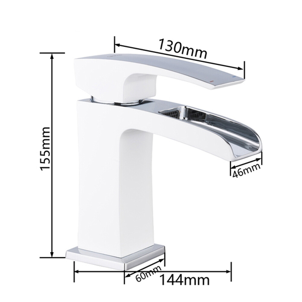 G1007-30 Смеситель Тюльпан GAPPO (бел/хром)