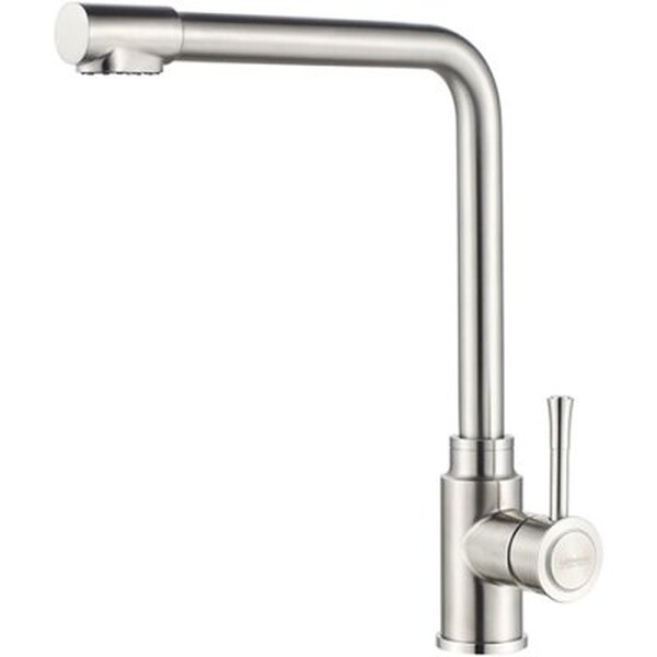 74155-3 Смеситель Кухня LEDEME шар НЕРЖАВЕЙКА с выходом для питьевой воды