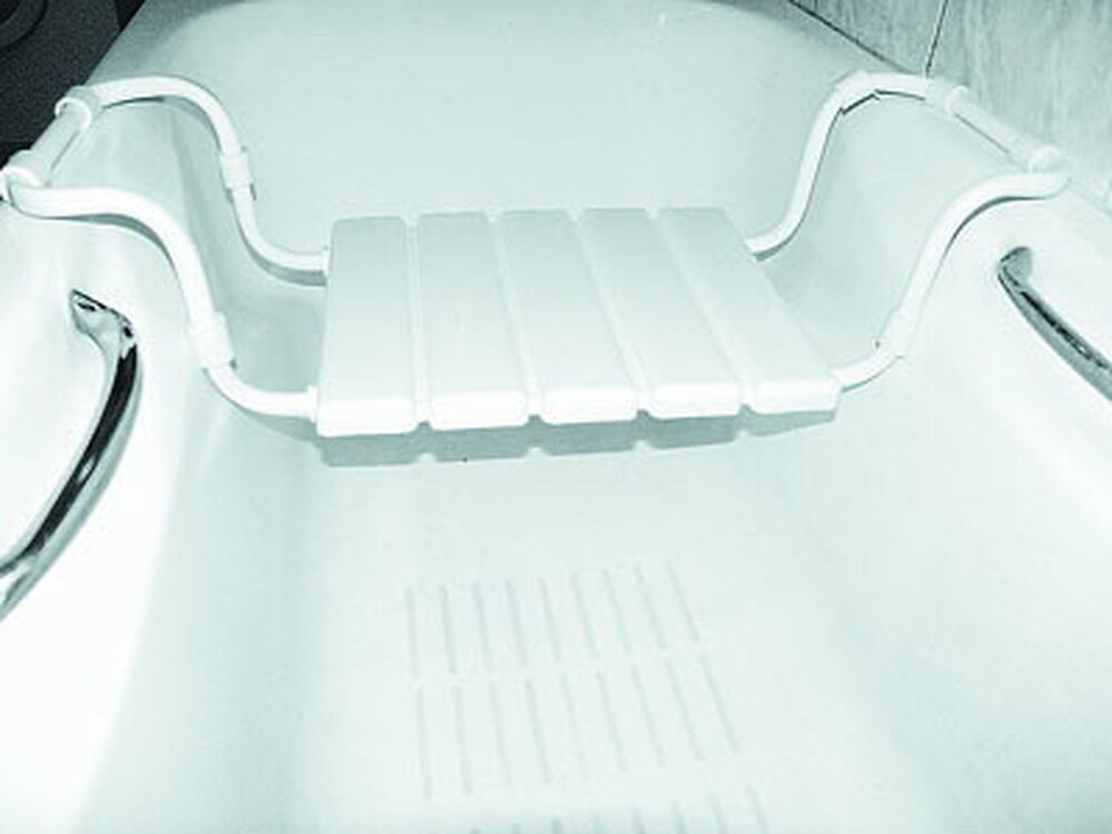 Сиденье д/ванной ЛИДЕР раздвижное (белое) 