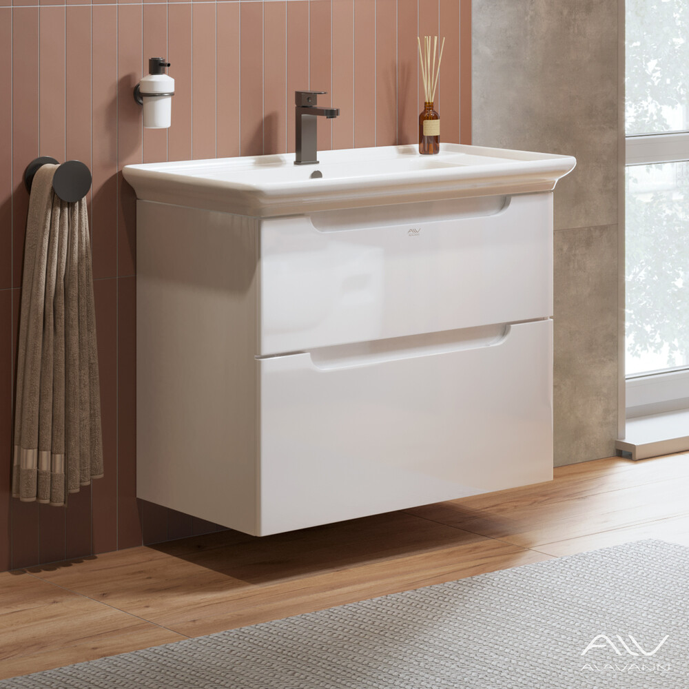 Тумба "BERTA - 85" под рак. "Дуглас-85" Белый Alavann