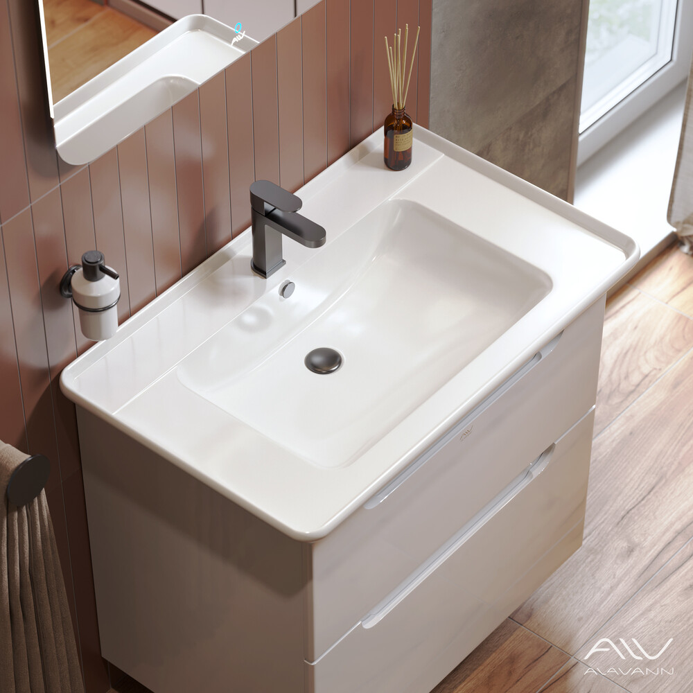 Тумба "BERTA - 85" под рак. "Дуглас-85" Белый Alavann