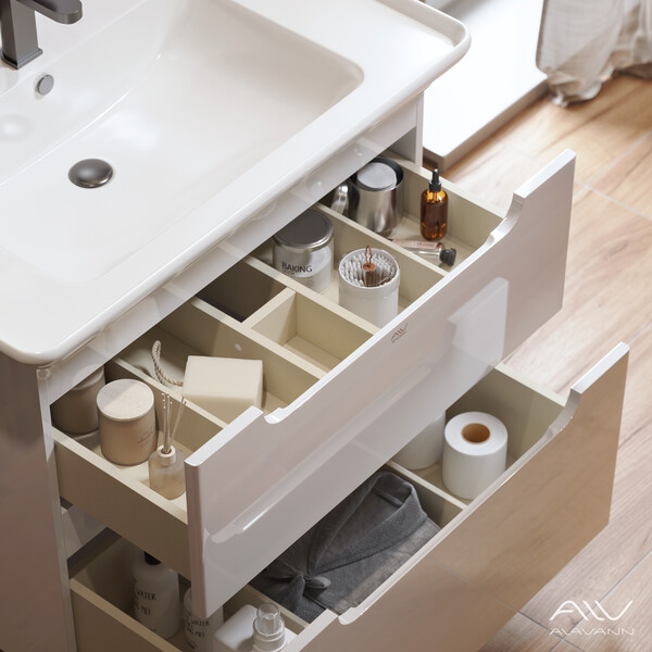 Тумба "BERTA - 85" под рак. "Дуглас-85" Белый Alavann