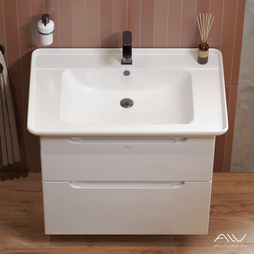 Тумба "BERTA - 85" под рак. "Дуглас-85" Белый Alavann