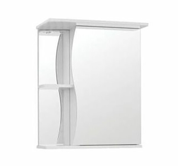 Зеркало-шкаф SANTREK HOME "Волна-65" Правый 650*700*155