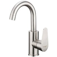 1348 Смеситель Кухня Frap шар d-35 на гайке НЕРЖАВЕЙКА