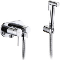  7508 Гигиенический душ со смесителем Frap, латунь-хром   СУПЕРЦЕНА !!!