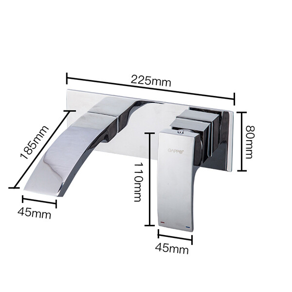 G1007-2 Смеситель Тюльпан Встраиваемый GAPPO шар. d-35