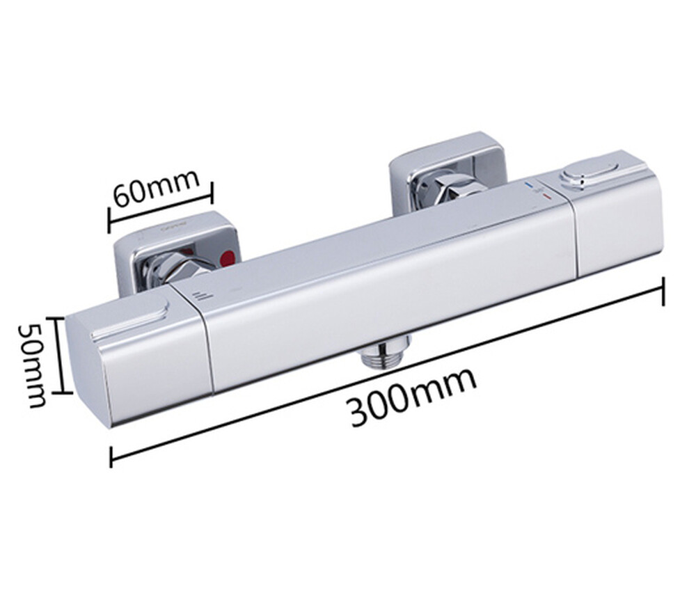 G2091 Cмеситель Душ GAPPO ТЕРМОСТАТ (хром)