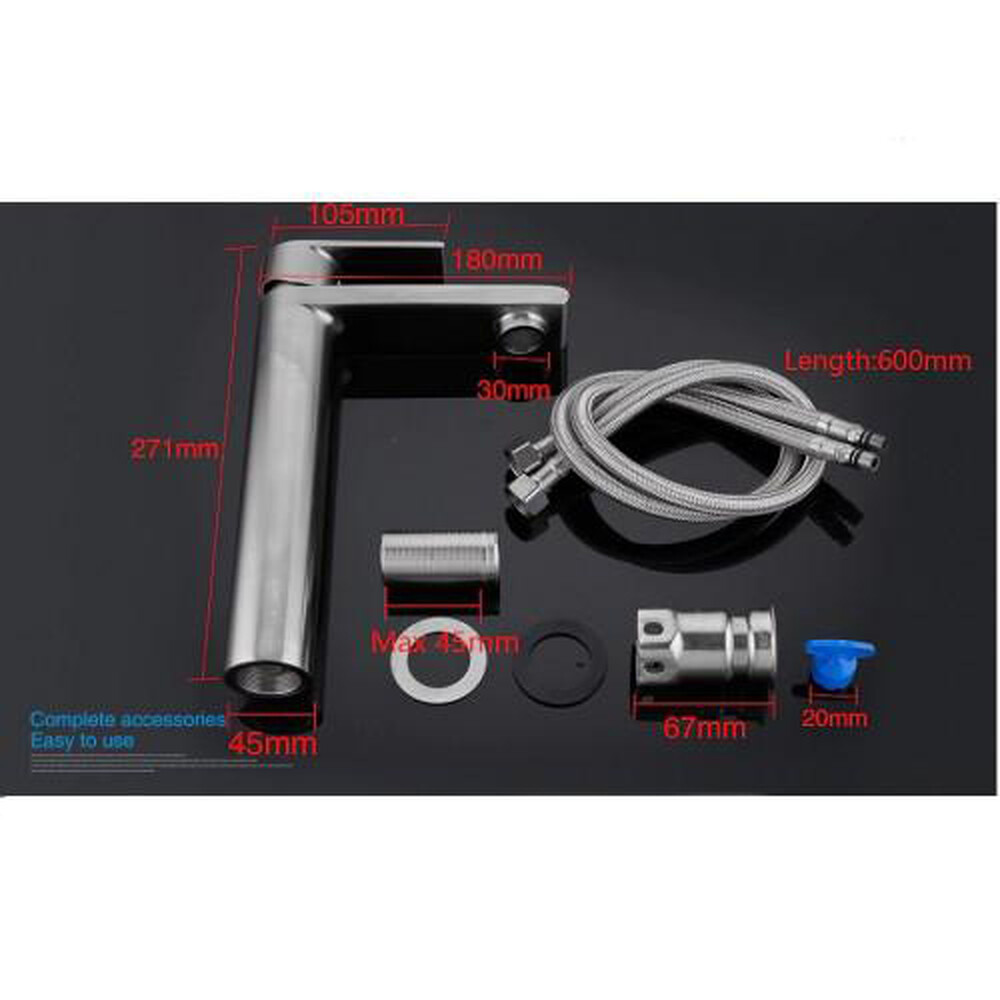 G1099-22 Смеситель Тюльпан GAPPO шар. d-35 на гайке НЕРЖАВЕЙКА высокий