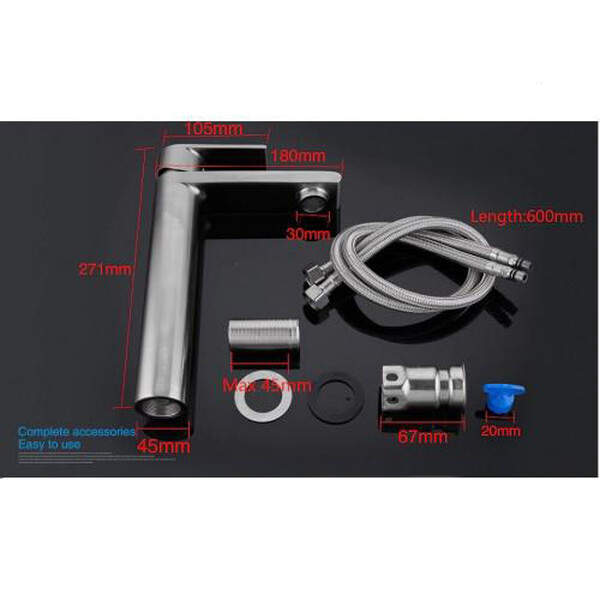 G1099-22 Смеситель Тюльпан GAPPO шар. d-35 на гайке НЕРЖАВЕЙКА высокий