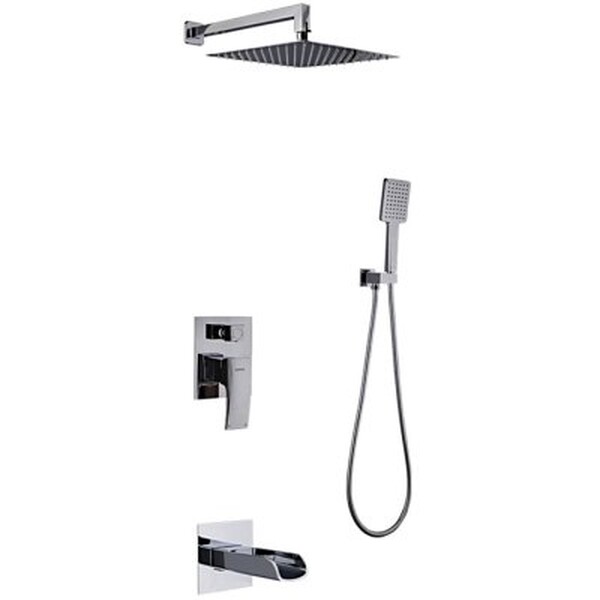 G7107-20 Смеситель Ванна-Душ GAPPO встраиваемый с 3-мя функциями d-35 (хром)