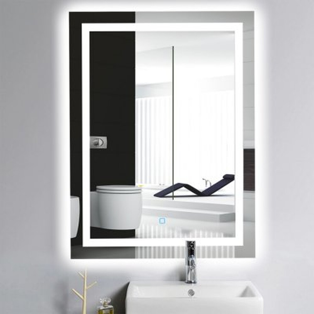  Зеркало для ванной комнаты (G601) GAPPO 60*80 с подсветкой   РАСПРОДАЖА !!!