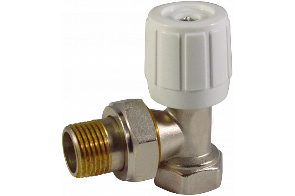 Регулирующий клапан для радиатора ручной УГЛОВОЙ 3/4" СТМ ТЕРМО (CARAVH34)
