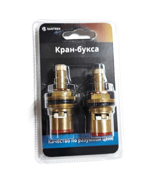 Кран-букса 1/2 " 8*24 м/к /под крест/8*24 НА БЛИСТЕРЕ (2 шт) СТК/SANTREK AQUA 50-1