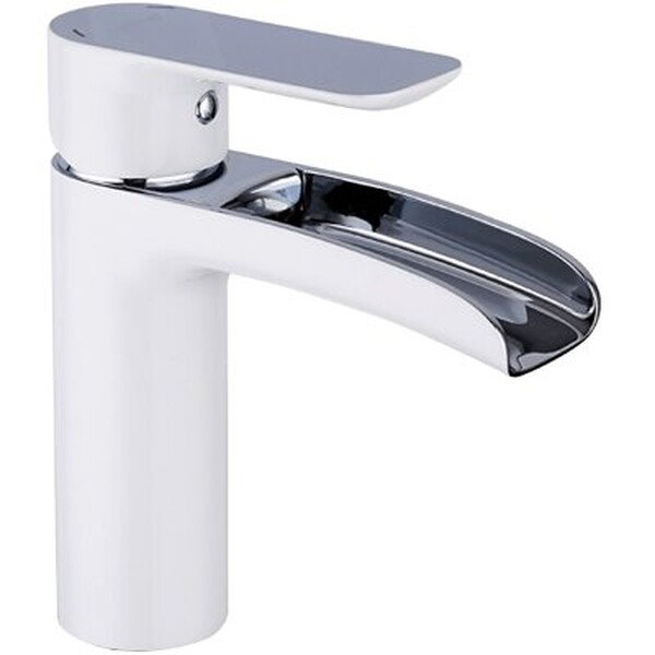 G1048-8 Cмеситель Тюльпан GAPPO на гайке (белый/хром)