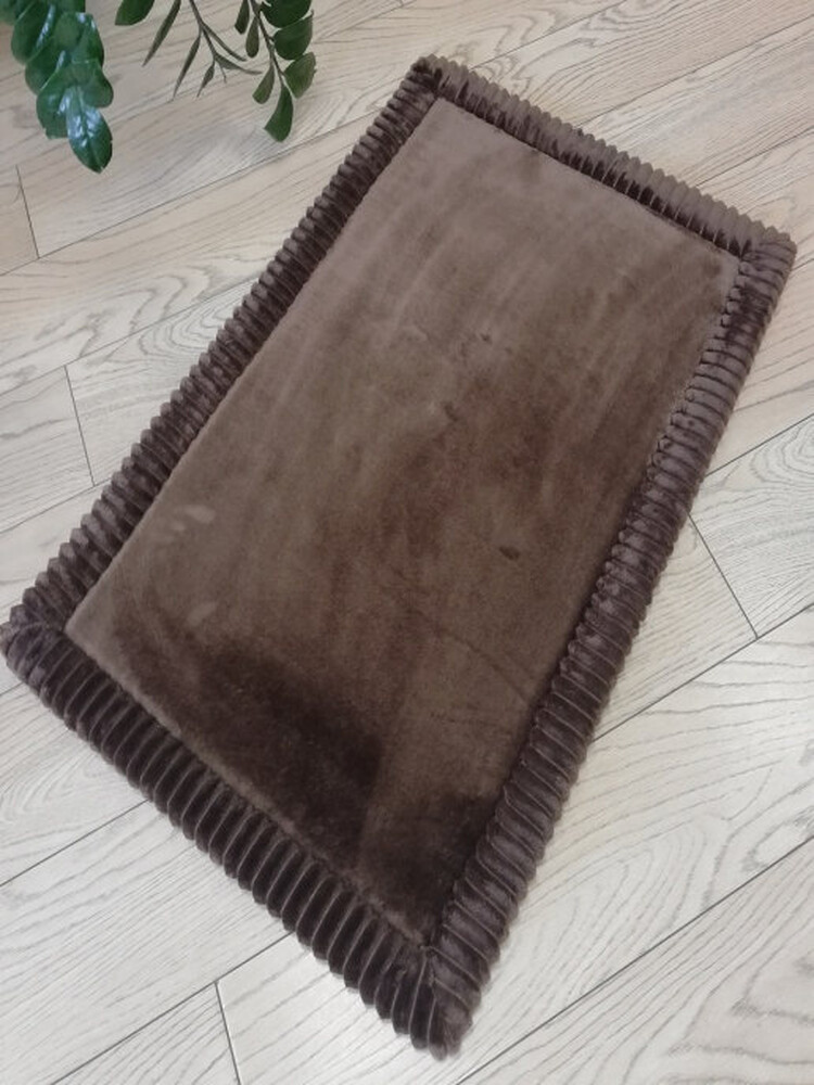 Коврик д/ванны 1 предм. "MEMORY stripes" COMFORT 50*80 Chocolate шоколад