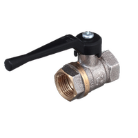 Кран вода 11Б27п1 ДУ-15 1/2 г/г руч. НИКЕЛЬ БОЛОГОЕ